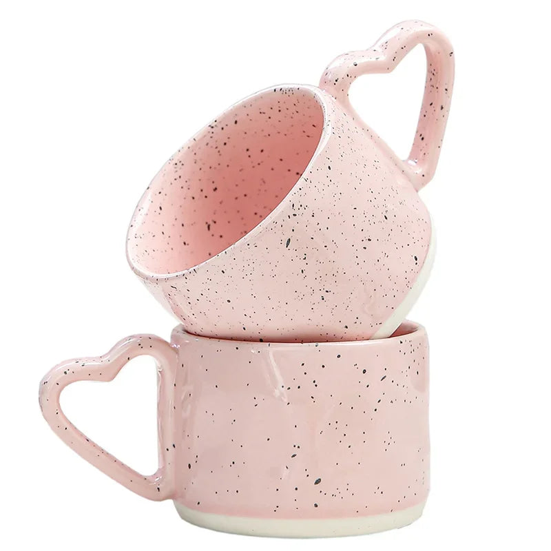 Taza de cerámica "Amor Rosa"