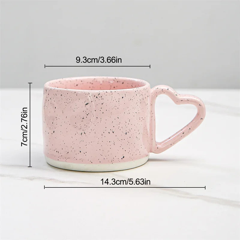 Taza de cerámica "Amor Rosa"