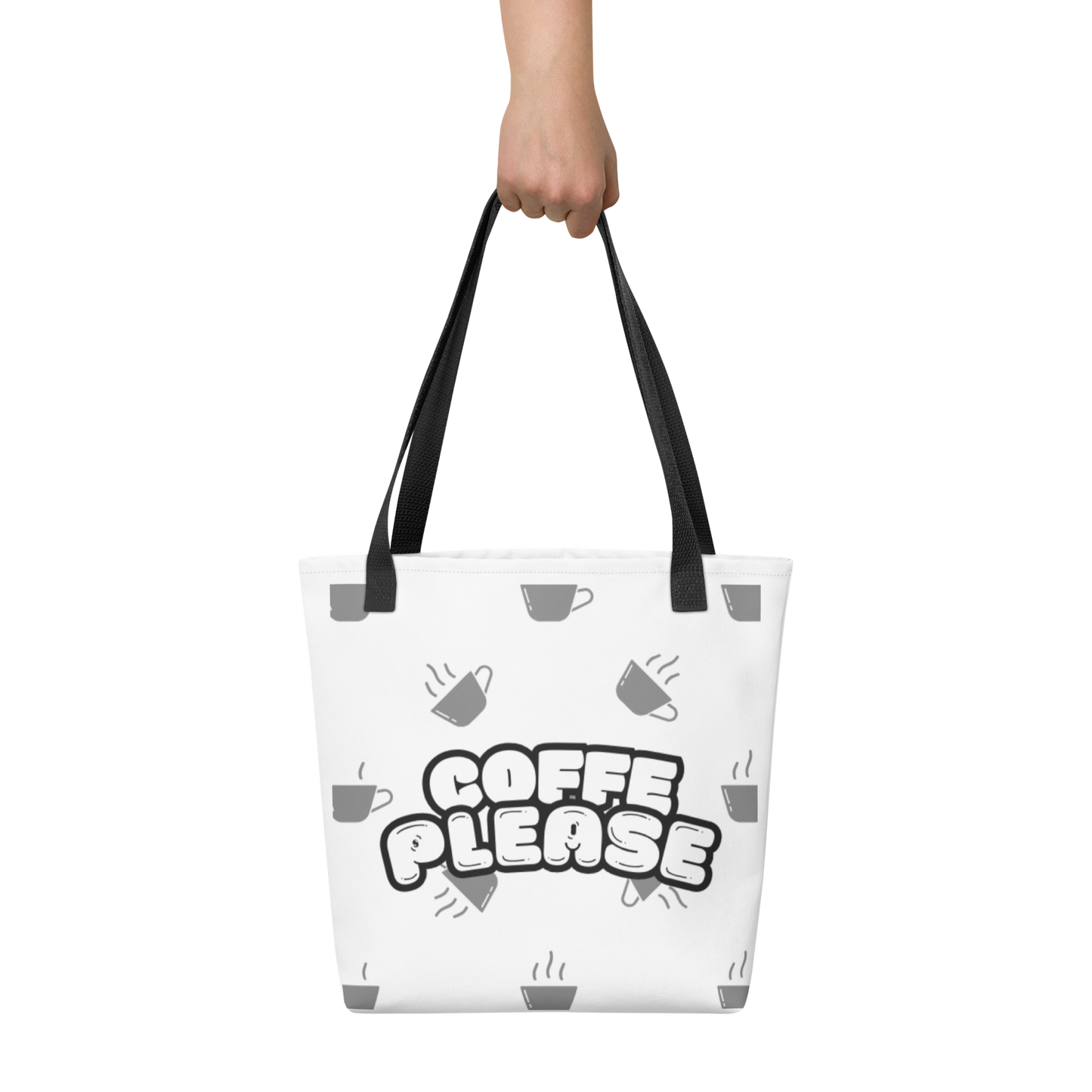 Borsa tote "Caffè per favore"