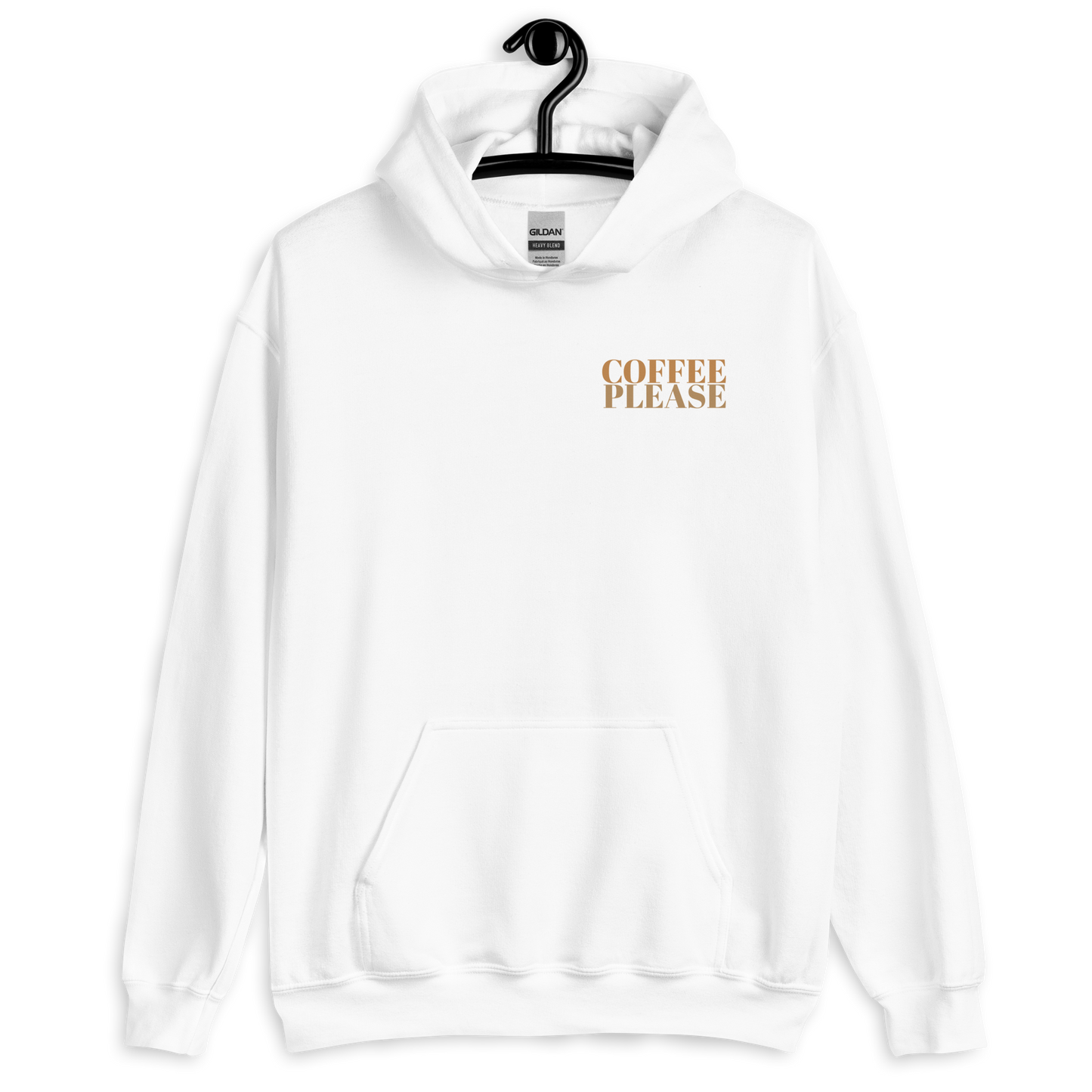 Sudadera Blanca para Mujer "Coffee Please"